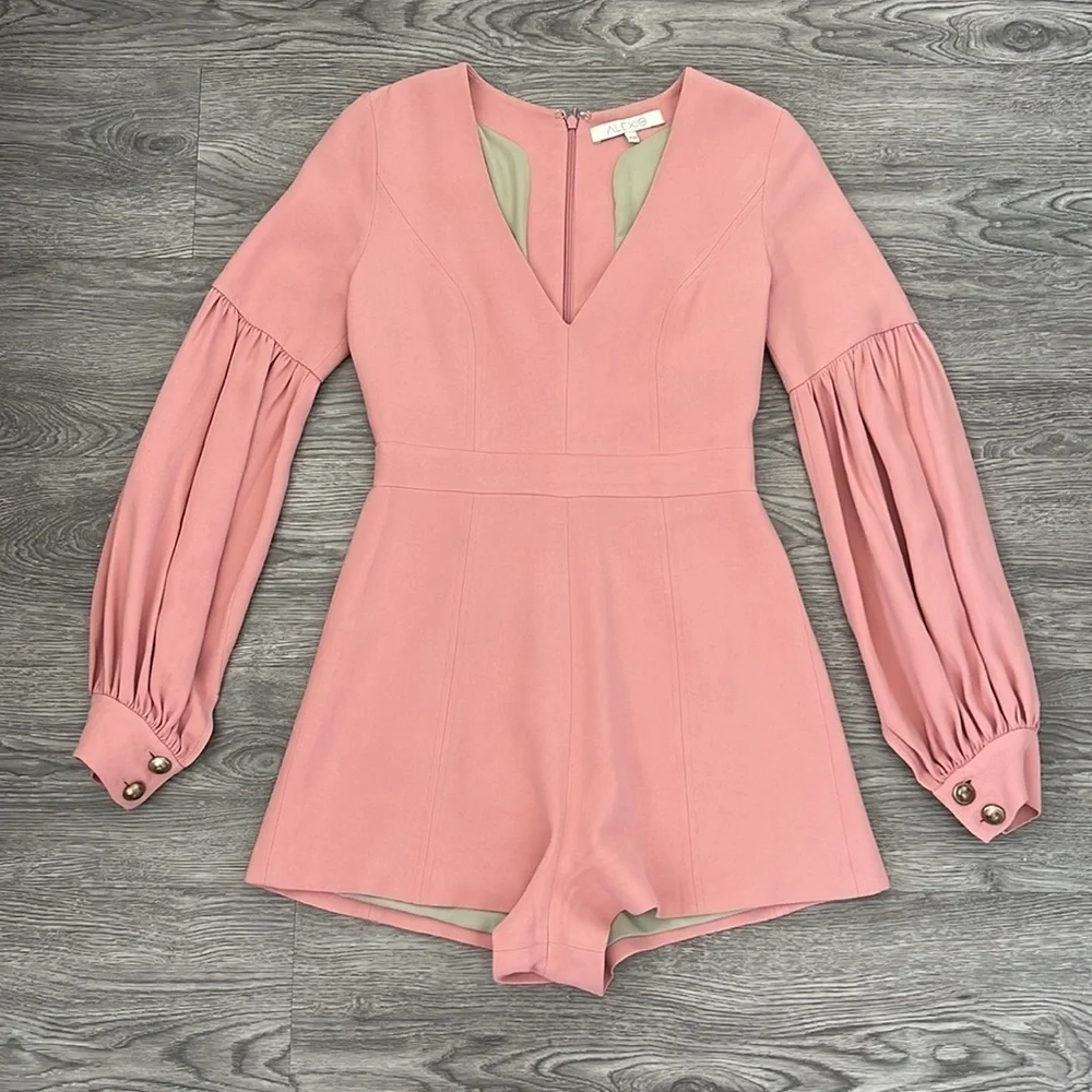 Alexis Kourtney long sleeve romper